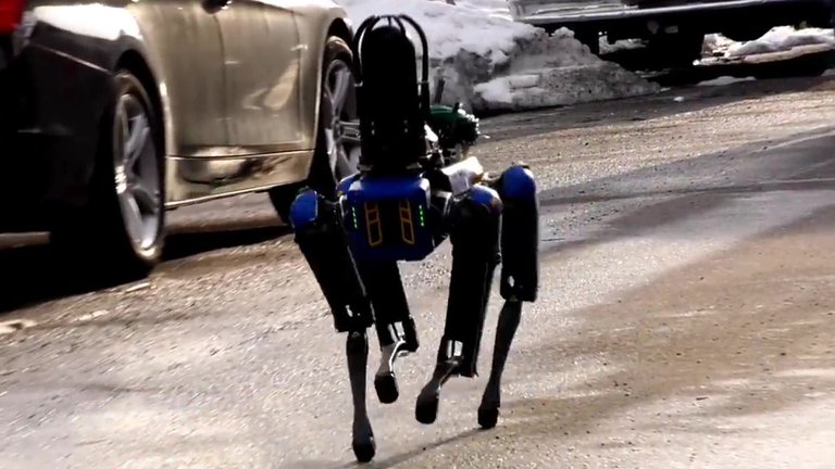 spot perro robot policia