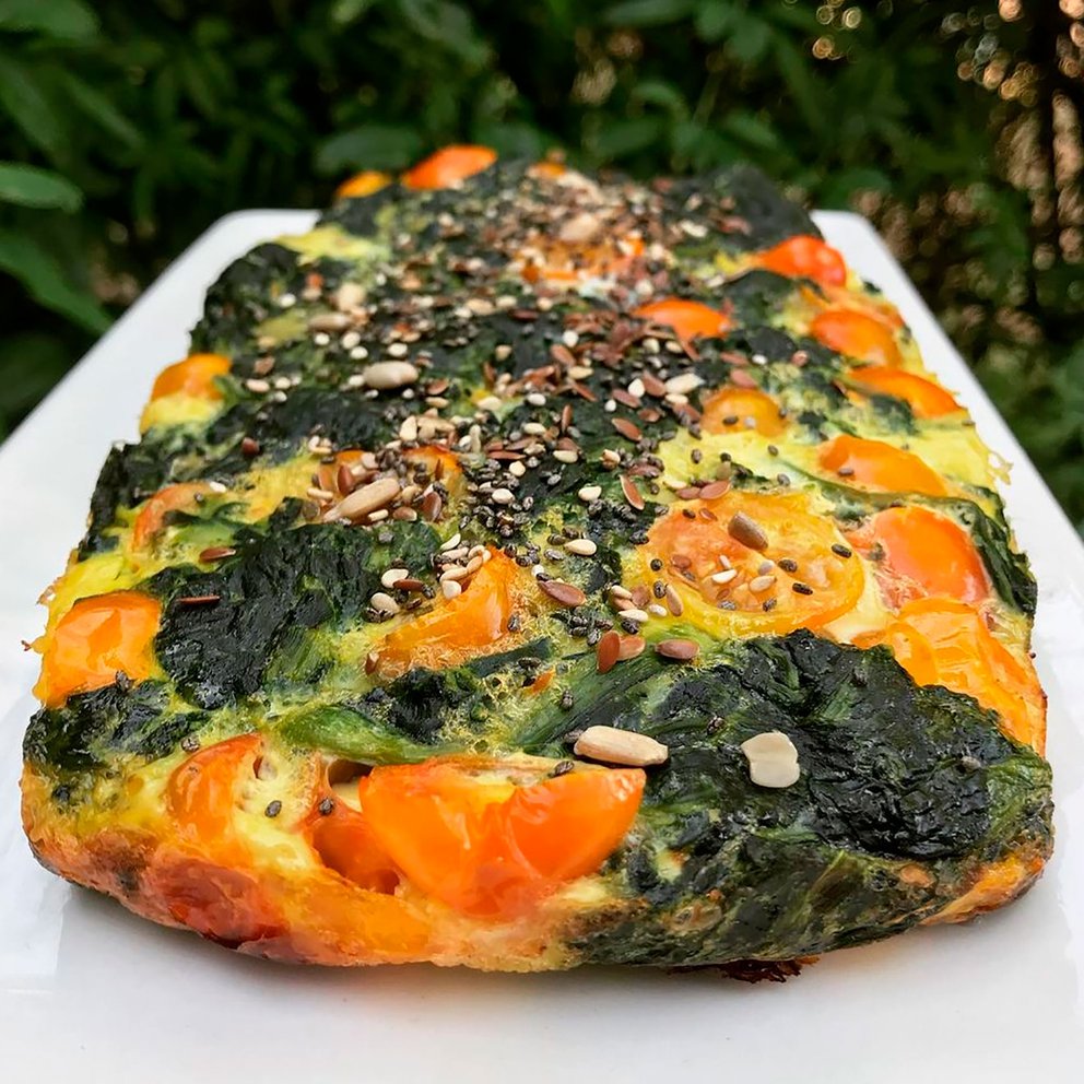 Tortilla de espinaca
