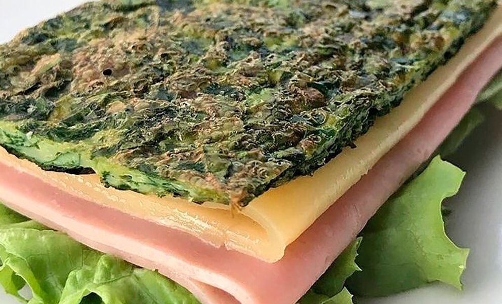 Sandwich de espinaca