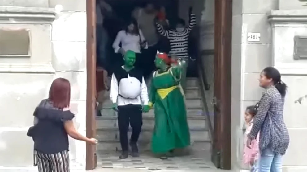 casamiento shrek