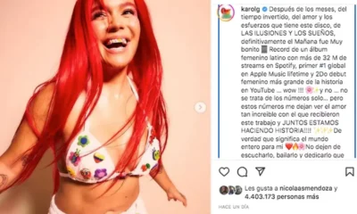 Karol G nuevo récord